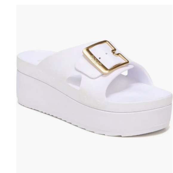 Dr.Scholl's Original Goals Platform Slide Sandal (SOLD OUT STYLE) - Picture 1 of 13